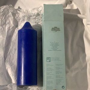 PARTYLITE 3”x9” PILLAR CANDLE OCEAN MIST S3964 ROYAL BLUE